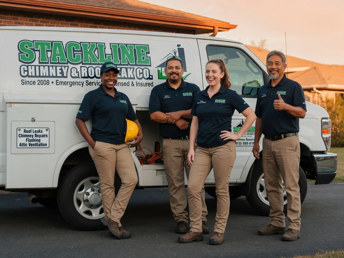 Chimney flashing repair company in Texhoma, OK